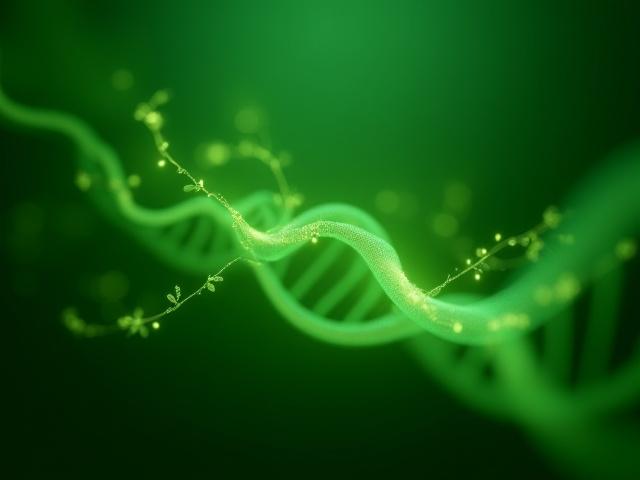 Abstract graphic representing advanced biotech molecules or compounds